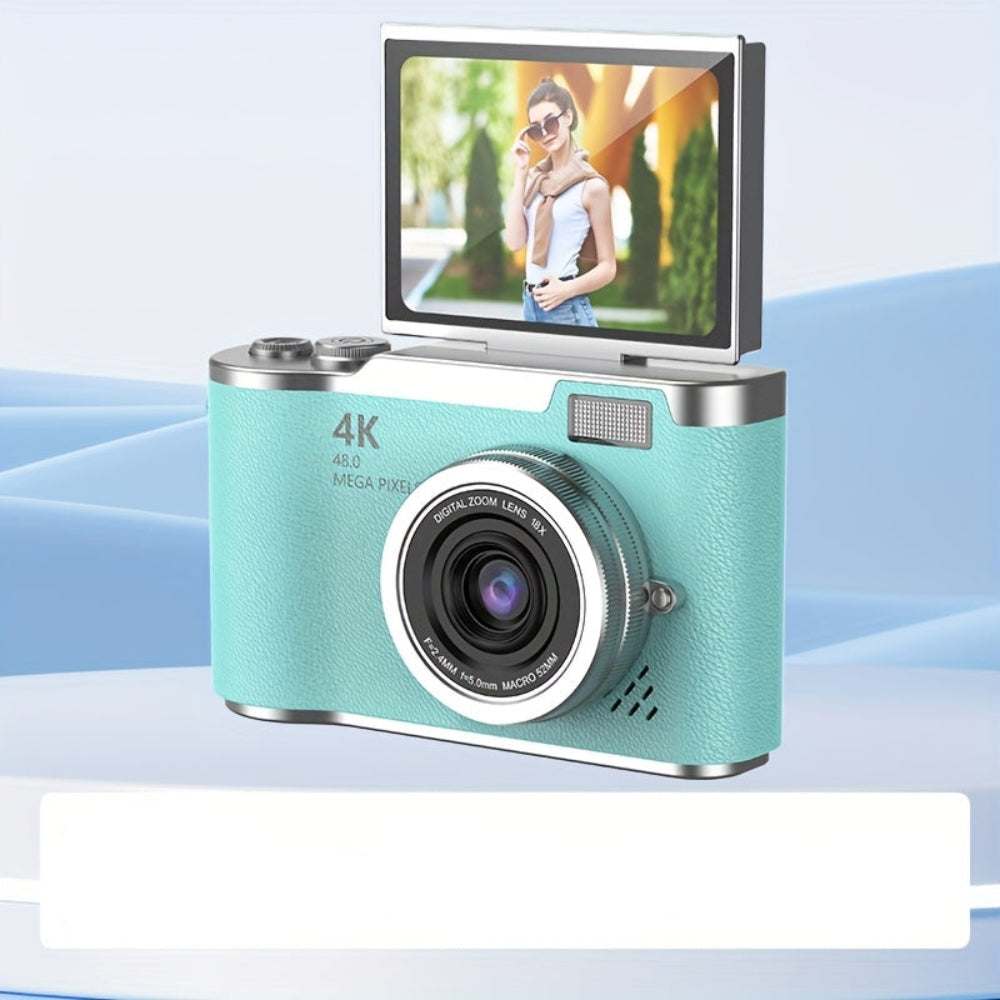 4K Digital Vlogging Camera Flip Screen Perfect Gift Adults - Image 24