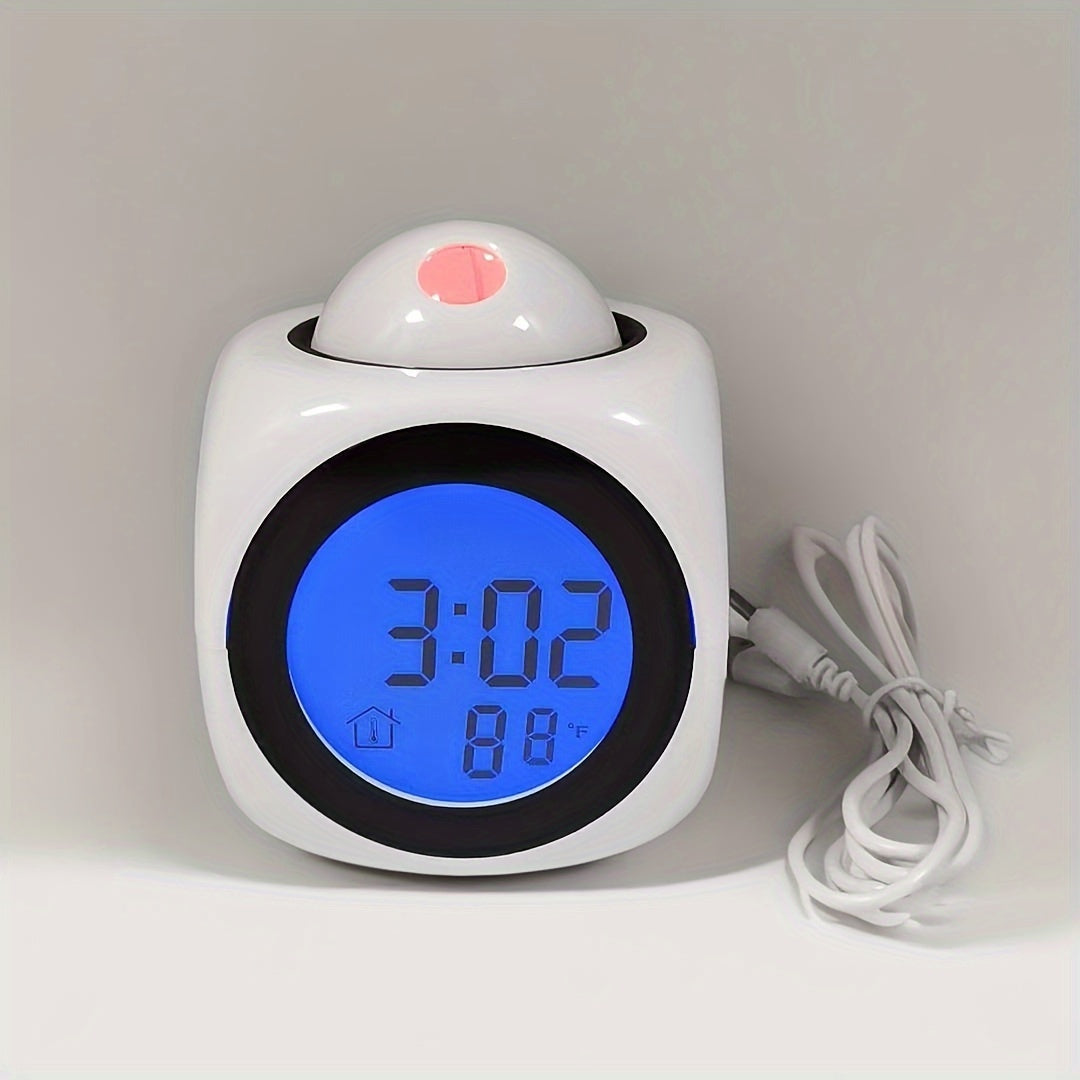 ProClock - Projection Alarm Clock with Music Alarm and Dual Alarm