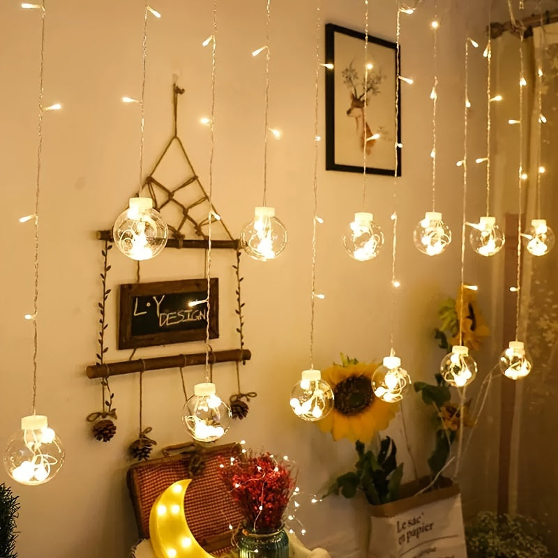 LumiSphere - 3.0m Wreath Ball Decorative LED Lighting, Perfect for Christmas & Holidays