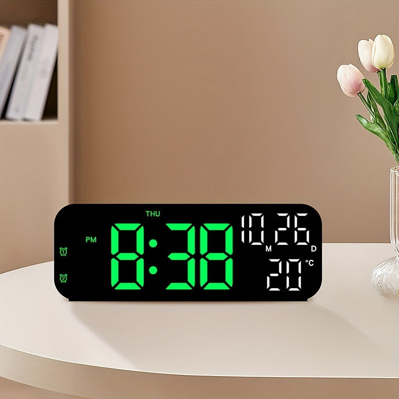 DeskTime - Digitale USB Tafelklok met Datum en Temperatuurweergave