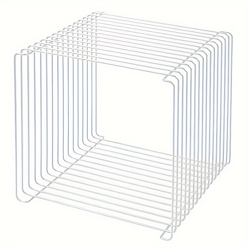 GeoShelf - Minimalistische Geometrische Metalen Boekenplank en Bijzettafel voor Diverse Kamertypes