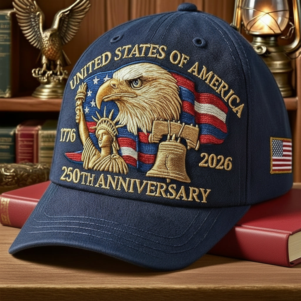Amerikaanse Patriot Cap Adelaar 250 Jaar Vrijheid