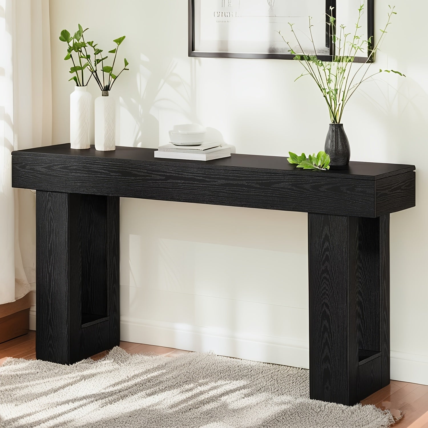 Mesa Lateral Mesa de Fazenda de Madeira Hall Sala de Estar Multifuncional