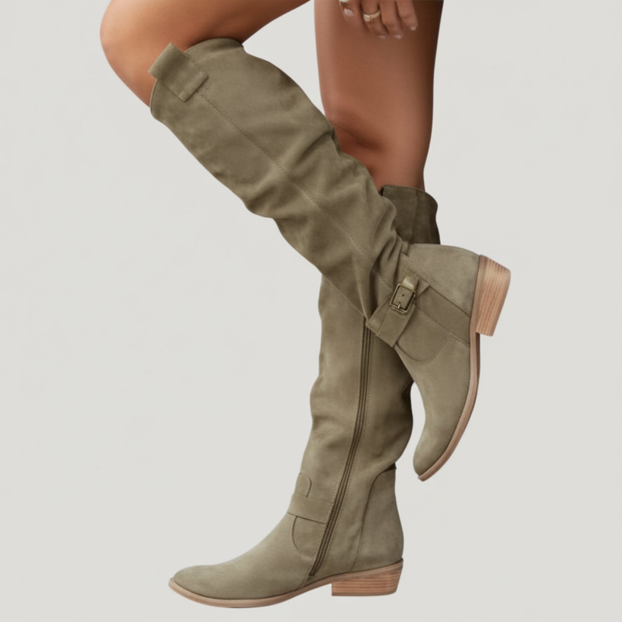 Stivali Alti Donna Pelle Morbida Eleganza Quotidiana