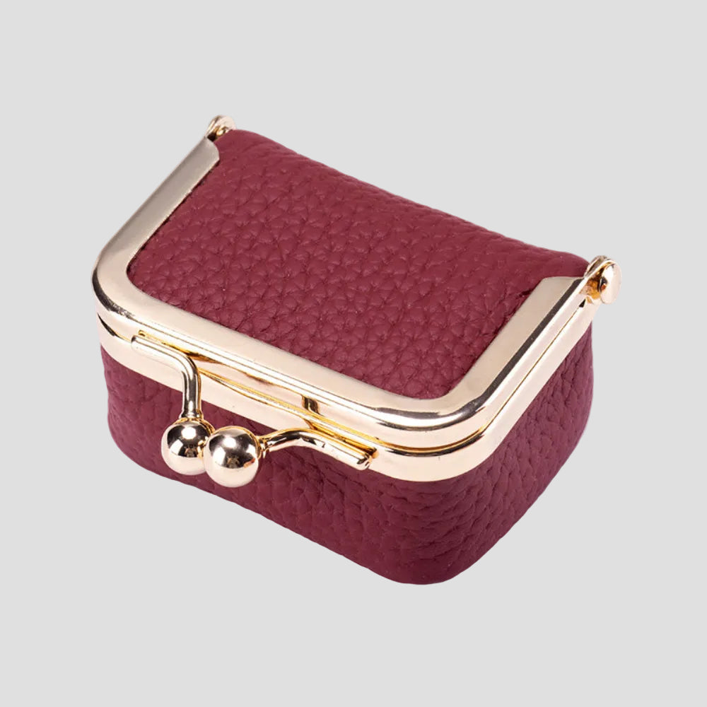 Jewelry Box Leather Mini Storage Box Travel Compact