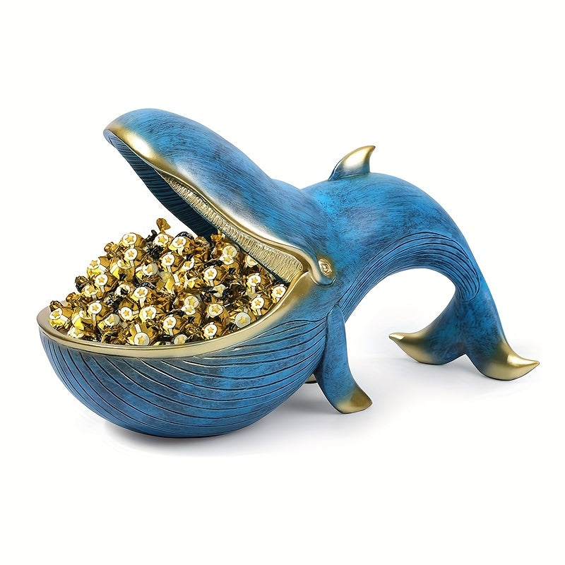 WhaleBox - Walvisvormige Hars Snoepbakje voor Sleutels & Decoratie