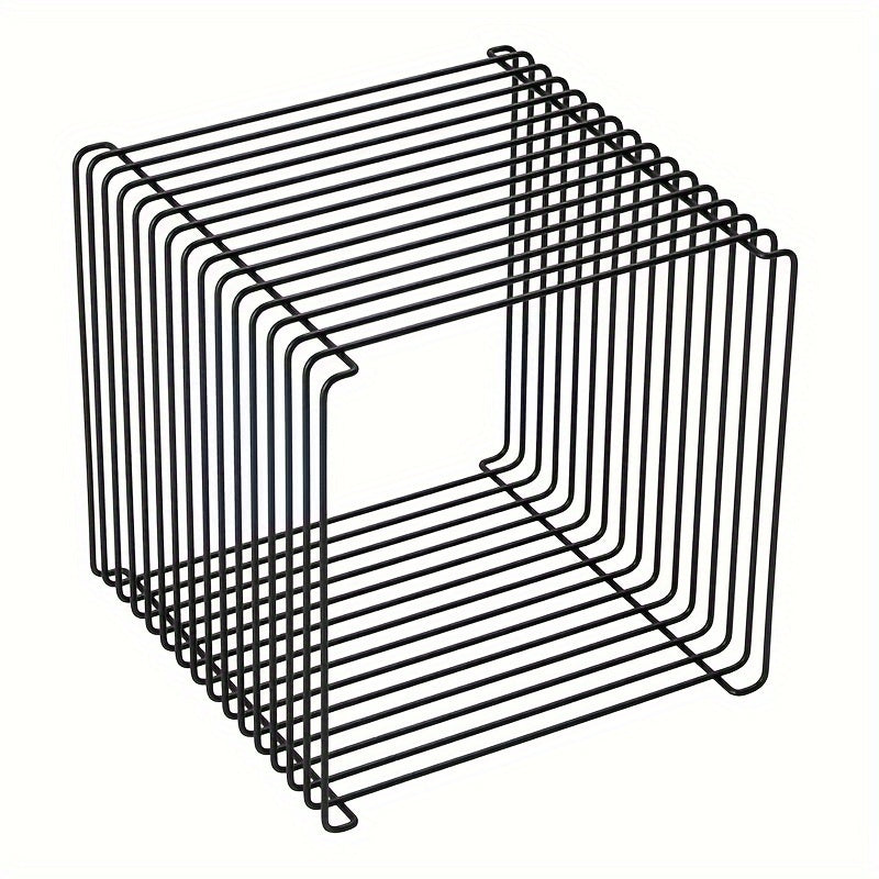 GeoShelf - Minimalistische Geometrische Metalen Boekenplank en Bijzettafel voor Diverse Kamertypes