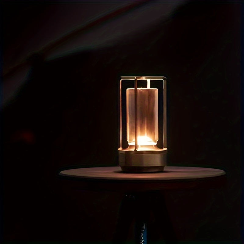 LumiCrystal - Oplaadbare LED Kristallen Tafellamp met Touch Bedieningspaneel