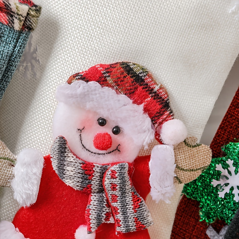 FestiveSocks - 4 Stuks Kerstsok Set