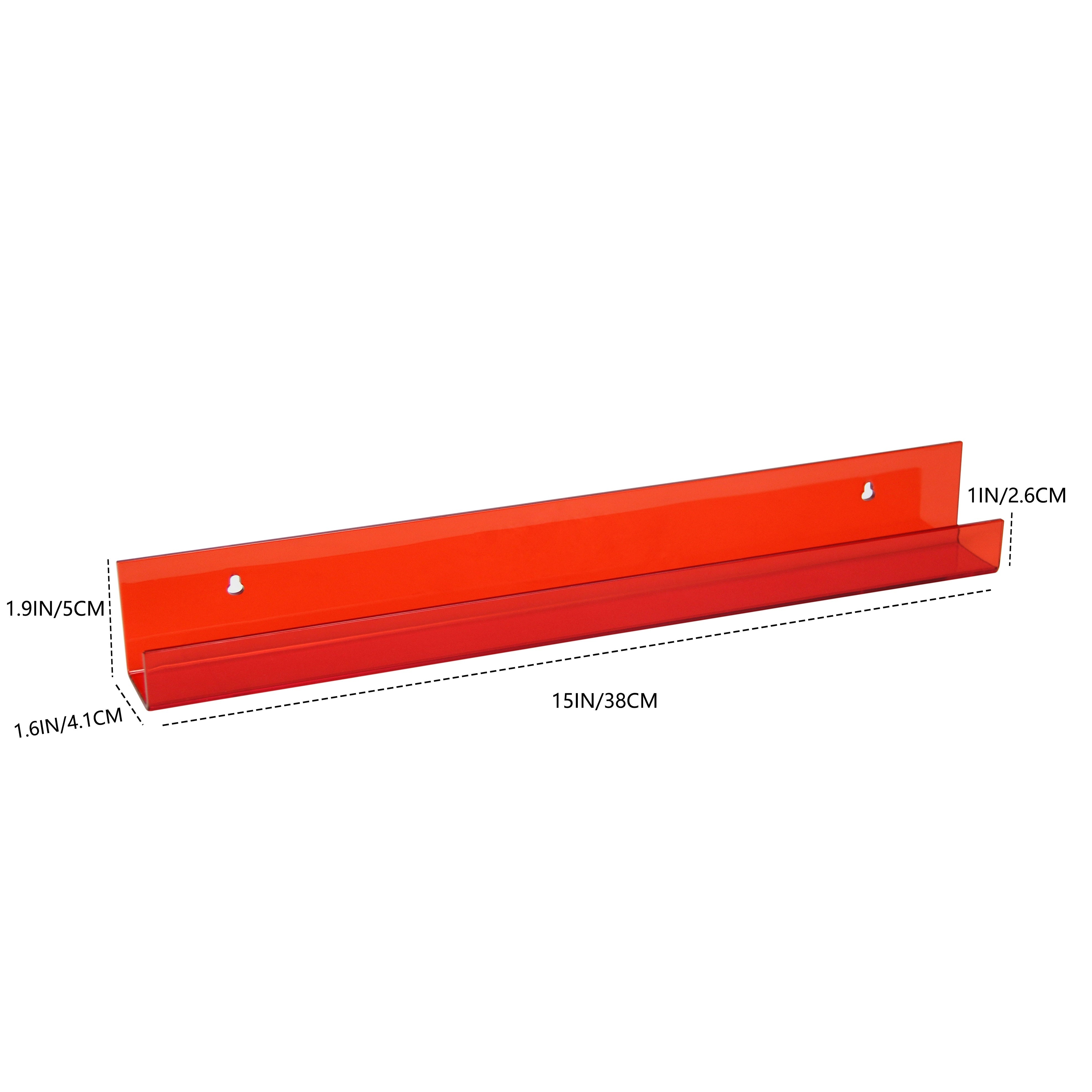AcrylicClear - Zwevende Transparante Opbergplanken voor Slaapkamer, Woonkamer & Badkamer