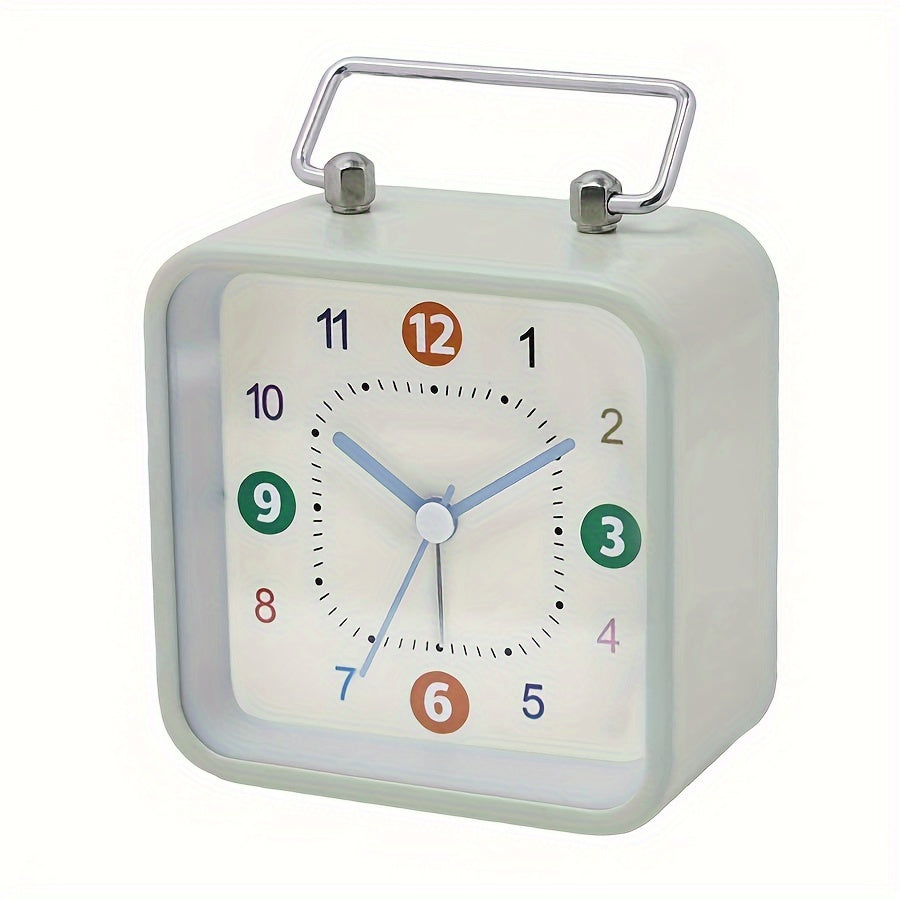 TimeCube - Vierkante Metalen Wekker met Nachtlampje en Snooze