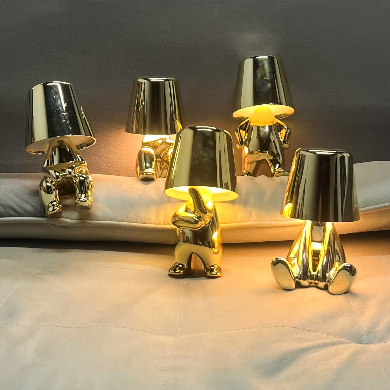 LuminAura - LED Tafellamp met Oplaadbare Batterij en Dimbare Kleurtemperaturen