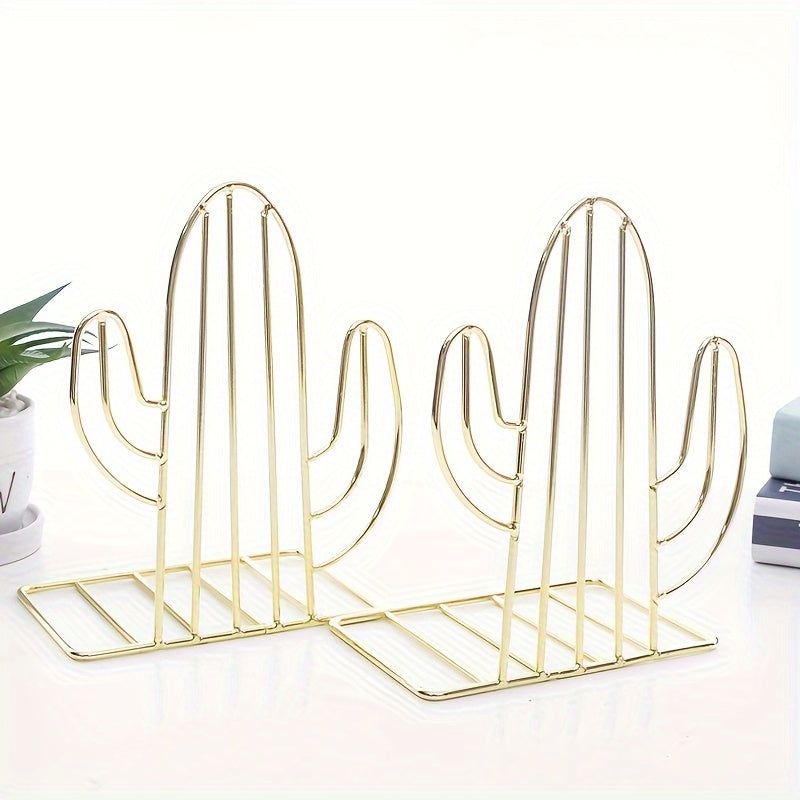 CactusIron - Fermalibri in ferro a forma di cactus per camerette dei bambini
