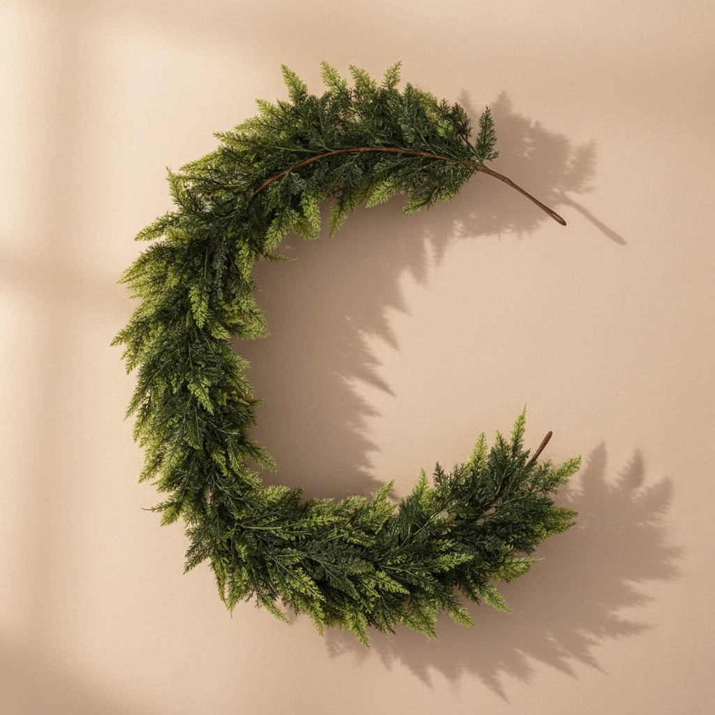 Kerstdecoratie Groene Slinger Kunst Groenblijvend Hangend Decor