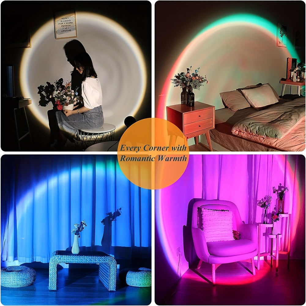SunGlow - Zonsondergang Projectielamp met 16 Kleuren en Afstandsbediening