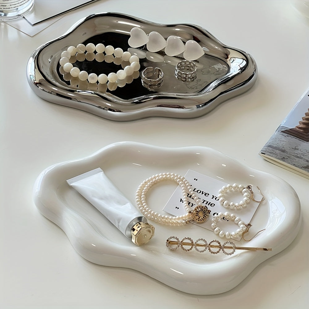 CloudDish - Keramische Wolk Schaal voor Sieraden & Decoratie | Luxe Glam Stijl
