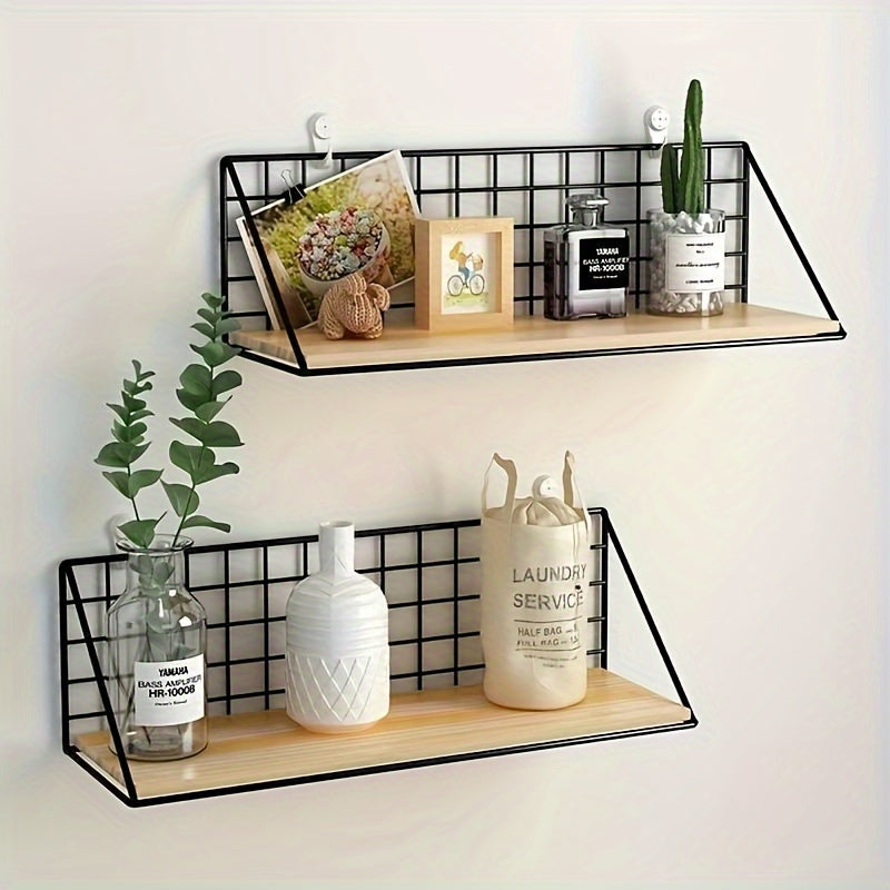 IronRack - Metalen Zwevende Plank - Hangend Opbergrek voor Badkamer en Woonkamer