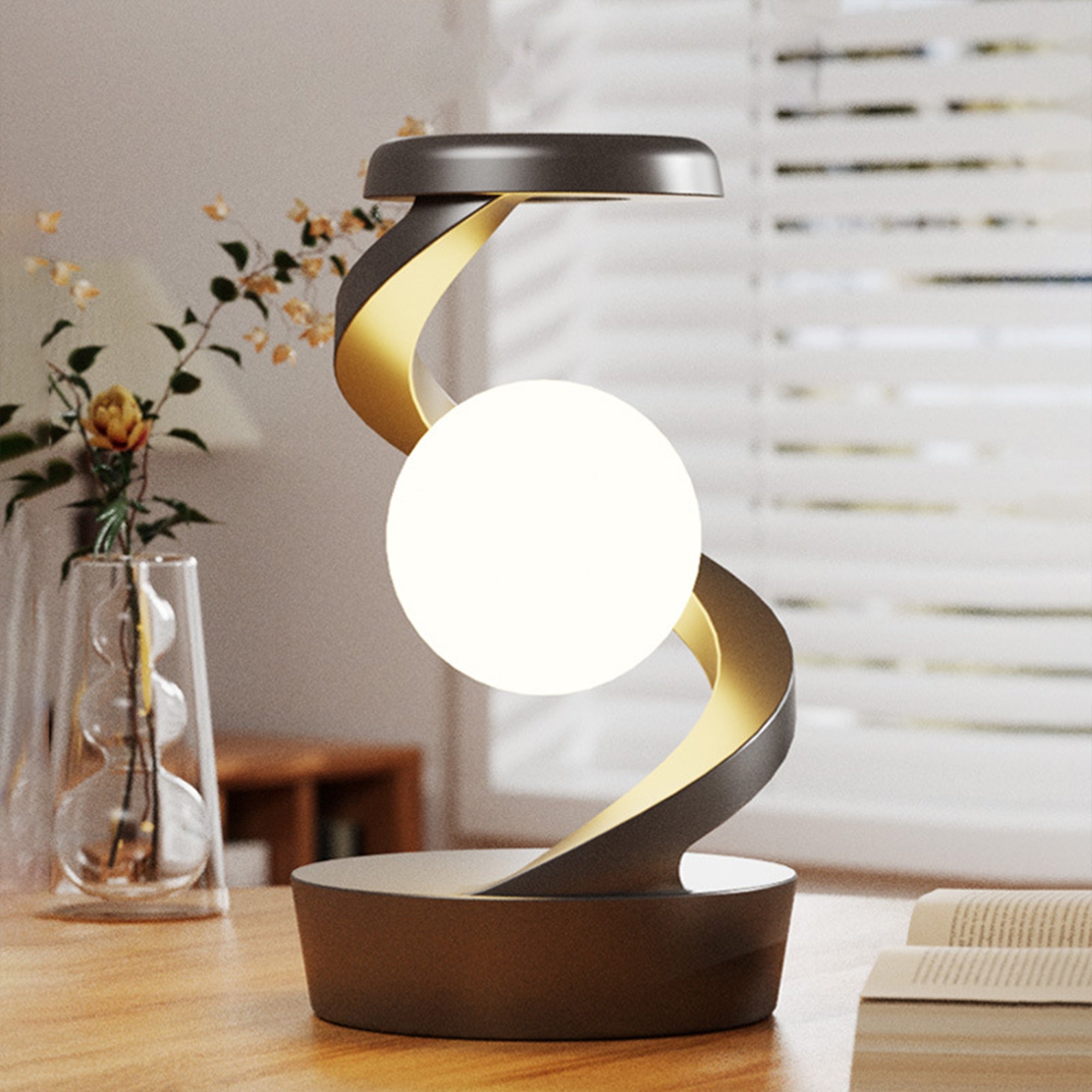 GestureGlow - RGB LED Bureaulamp met Draadloos Opladen html Copy code