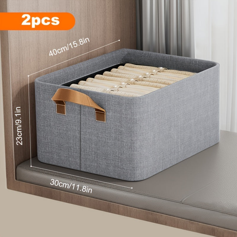 Opvouwbare Stoffen Opbergboxen - Set van 2