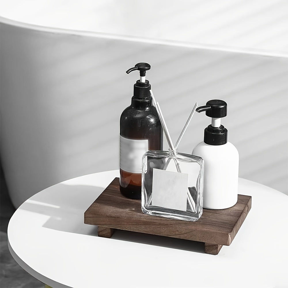WoodCounter - Houten Wastafelblad voor Badkamer & Decor | Rustieke Organizer