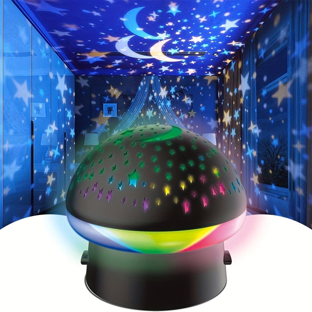 StarryGlow - Nachtlampje met Paddenstoelprojector