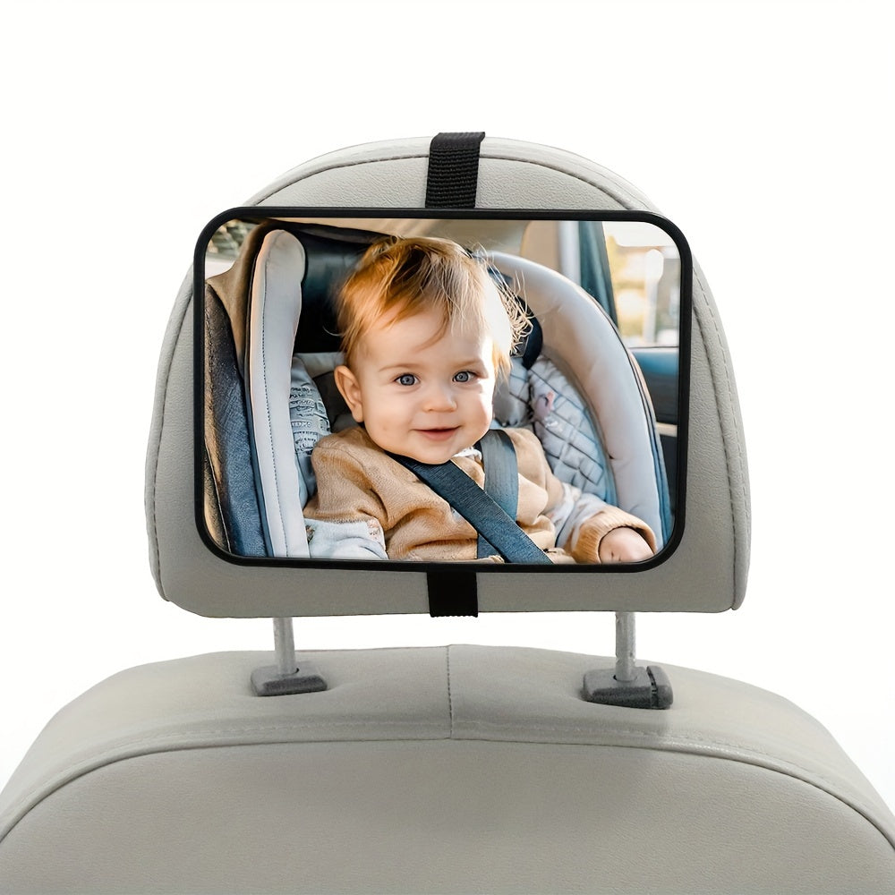 Crash Geteste en Gecertificeerde Breukvaste Autospiegel voor Achterwaarts Gerichte Baby's - Breed Zicht
