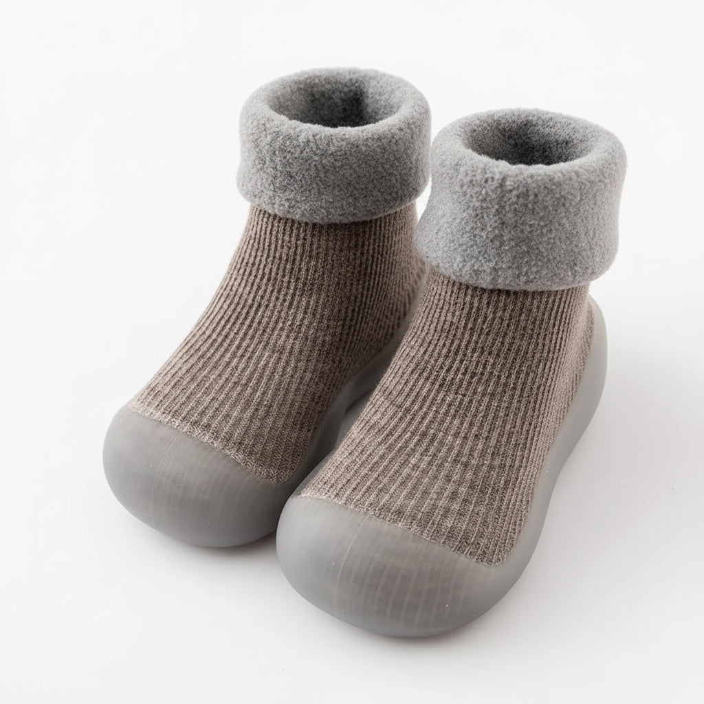 Antislip Sokken Peuters Warme Katoenen Babyschoentjes Eerste Stapjes