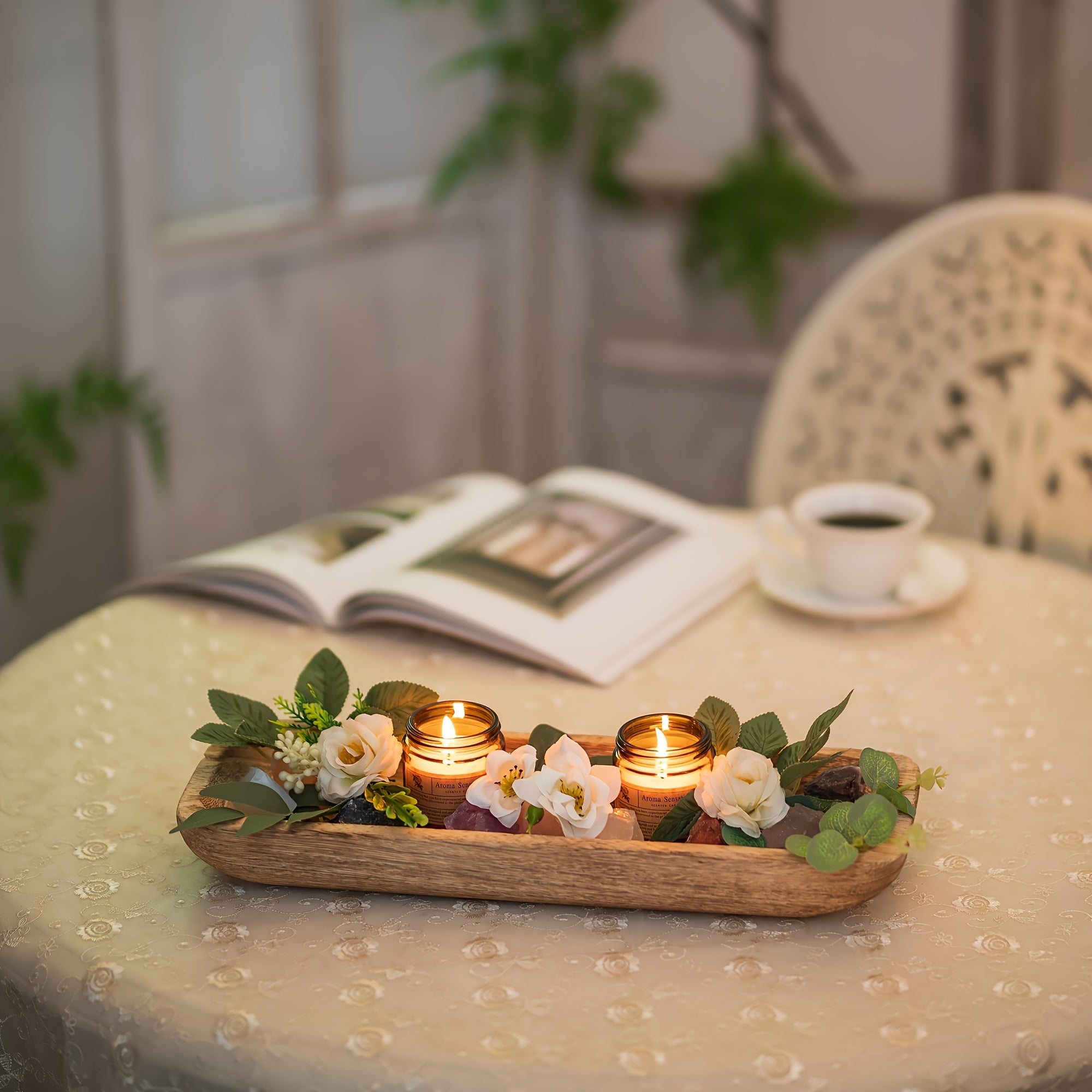 WoodServe - Rustieke Houten Kom voor Keuken & Thuisdecor