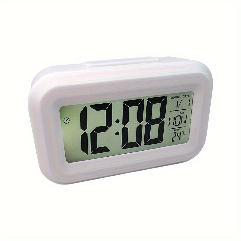 SmartAlarm - Mini LCD Wekker met Muziek en Temperatuurweergave