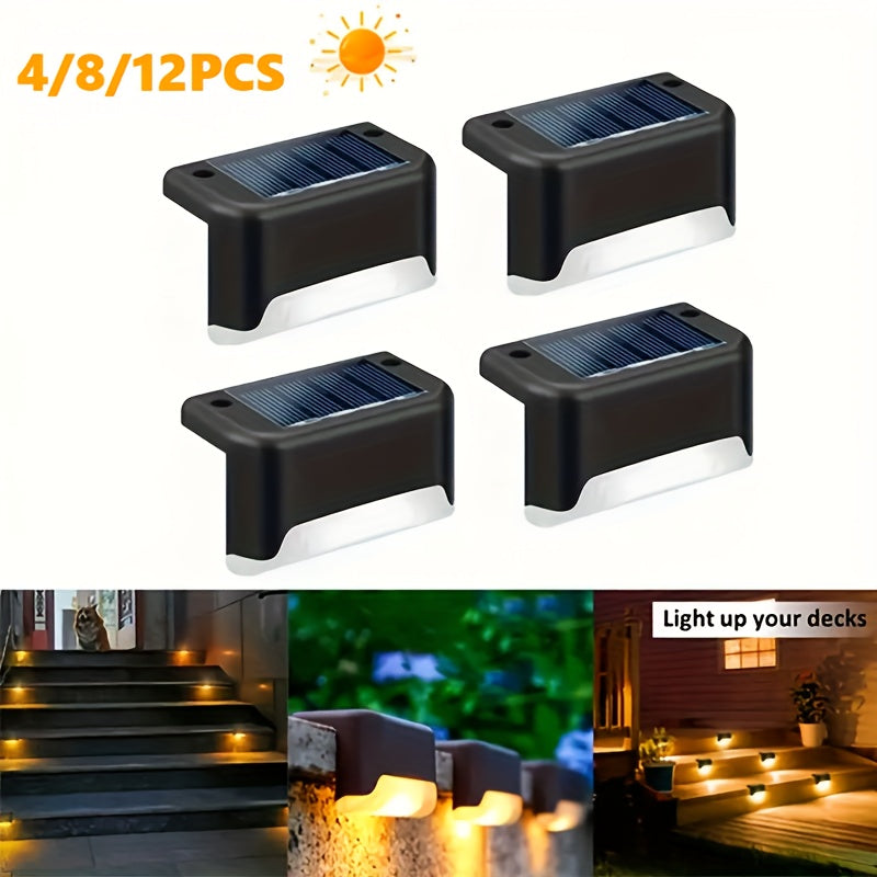 SolarEdge - LED Waterdichte Terraslampen, Zonnepaneel Trapverlichting