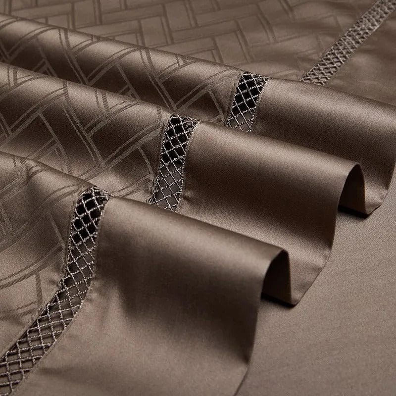Juego de funda nórdica Elegance Brown (Algodón Egipcio)