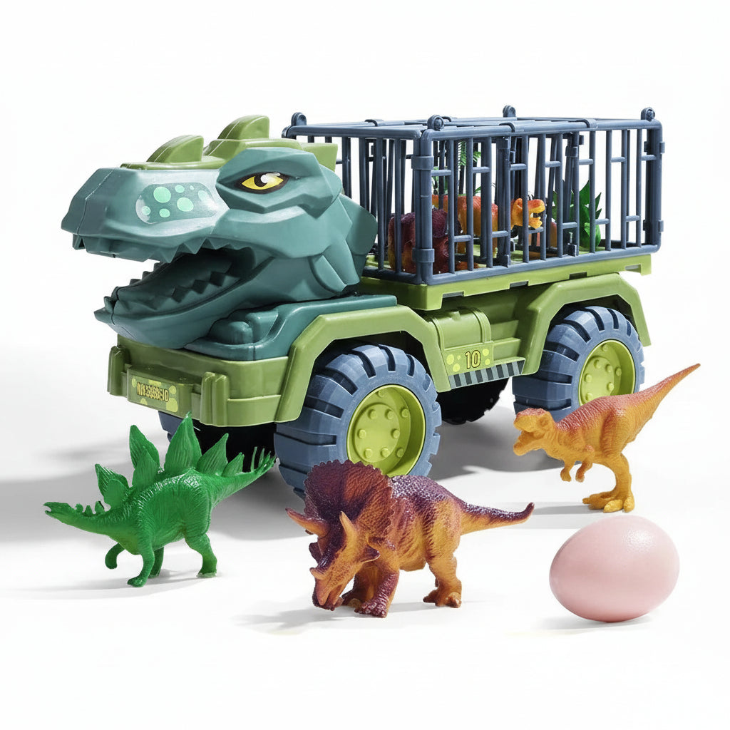 Set Gioco Camion Dinosauro Trasporto Dinosauro