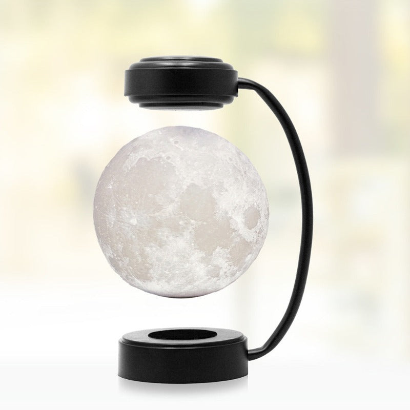 LunaFloat - Lámpara de luna magnética flotante con iluminación LED 3D