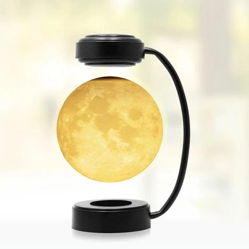 LunaFloat - Lámpara de luna magnética flotante con iluminación LED 3D