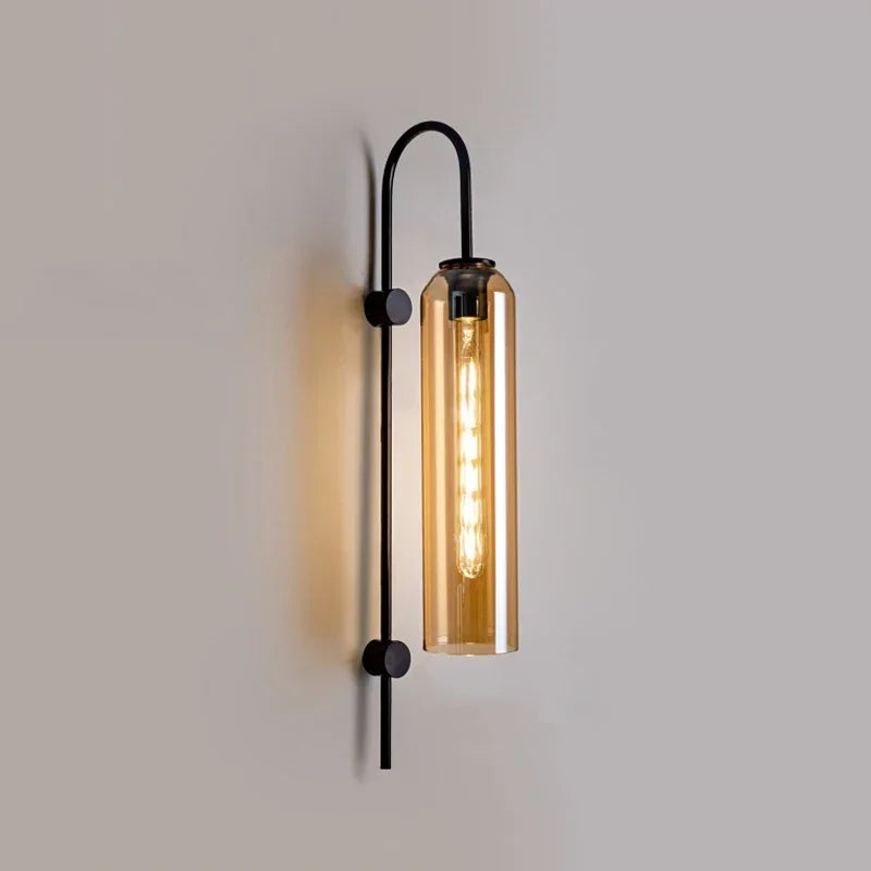 GlassGlow - Modern LED Glass Wall Lamp