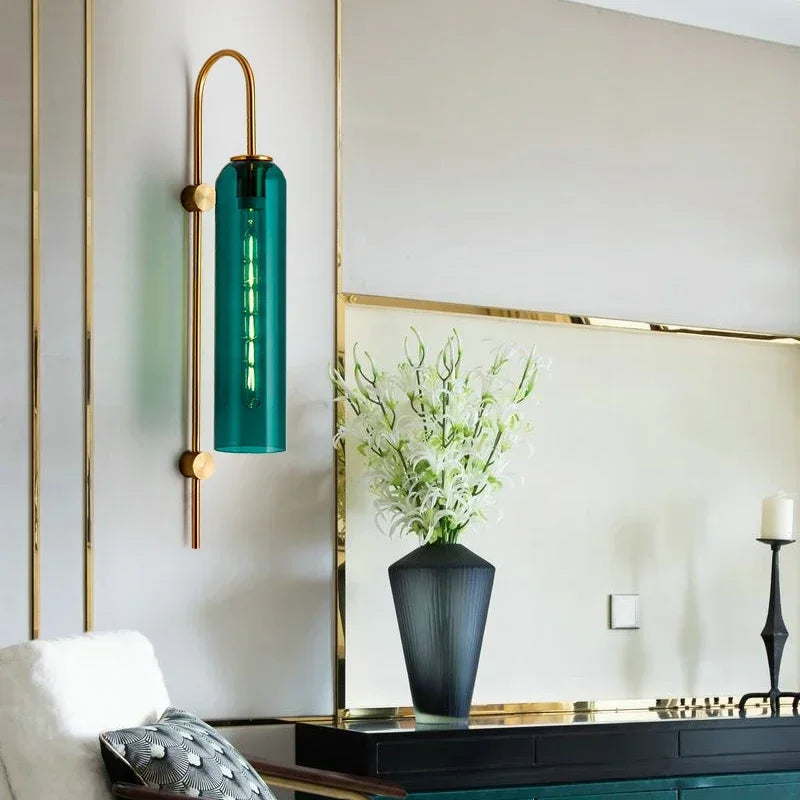 GlassGlow - Modern LED Glass Wall Lamp