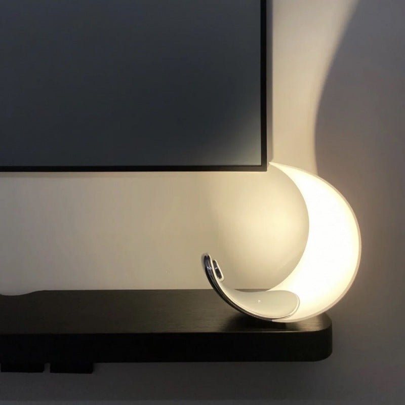 LumiMoon - Lámpara de lectura LED moderna | Lámpara de mesa regulable para dormitorio y sala de estar