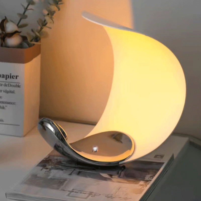 LumiMoon - Lámpara de lectura LED moderna | Lámpara de mesa regulable para dormitorio y sala de estar