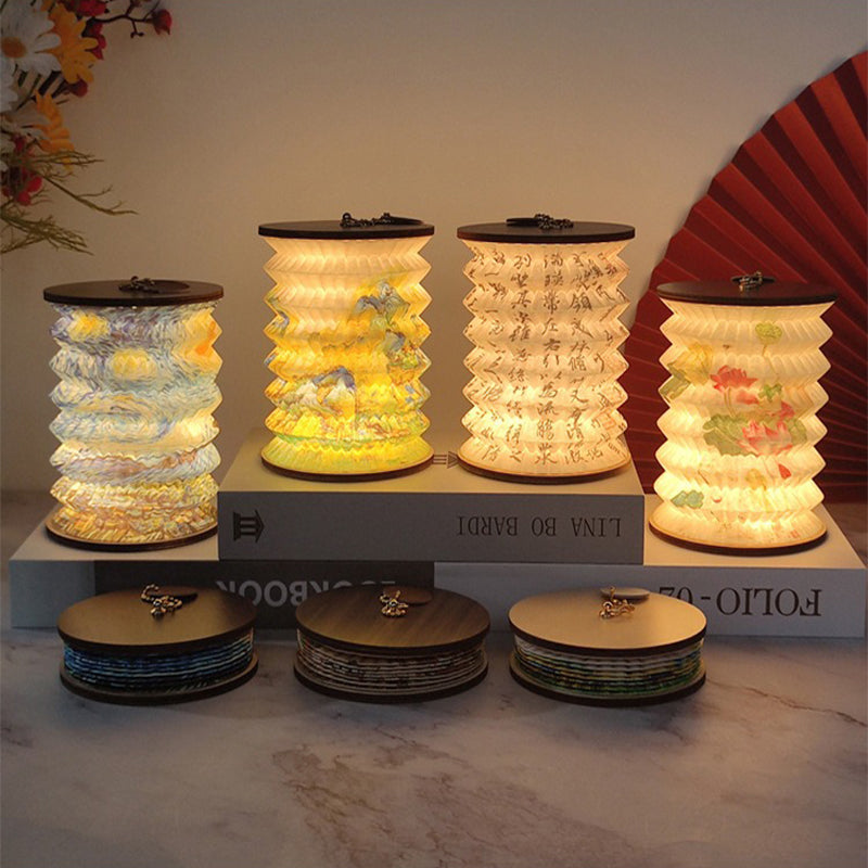 LumiLantern – Opvouwbare LED Lantaarn met Compact Design, Draagbare Decoratieve Lamp