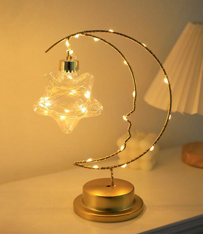 LunaGloed – Moon LED Decoratieve Nachtlamp – Romantische Tafel Lamp