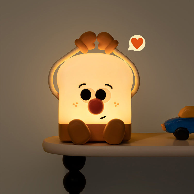 GlowToast - Oplaadbare LED Nachtlamp in Toast Ontwerp