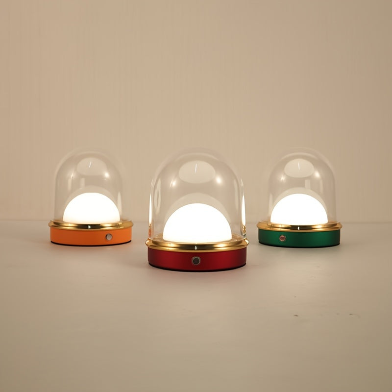 CrystalGlow - Draadloze LED Tafellamp met Sfeerverlichting voor Woon- & Slaapkamer