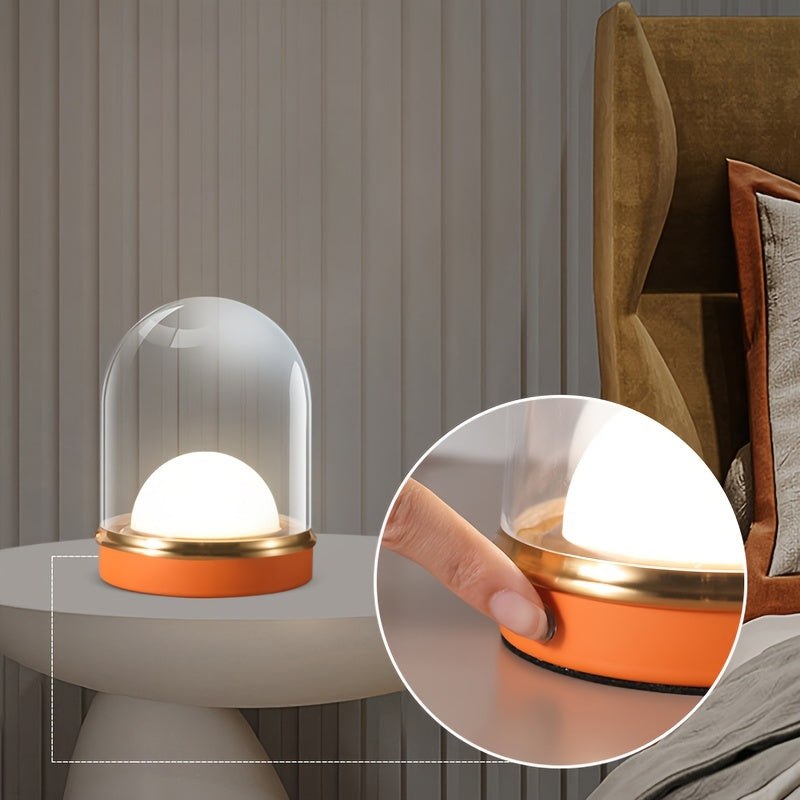 CrystalGlow - Draadloze LED Tafellamp met Sfeerverlichting voor Woon- & Slaapkamer