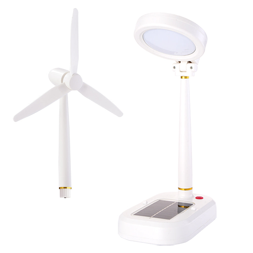 SolarBreeze - Zonnelamp met Ventilator – Multifunctionele Tafellamp voor Thuis & Kantoor