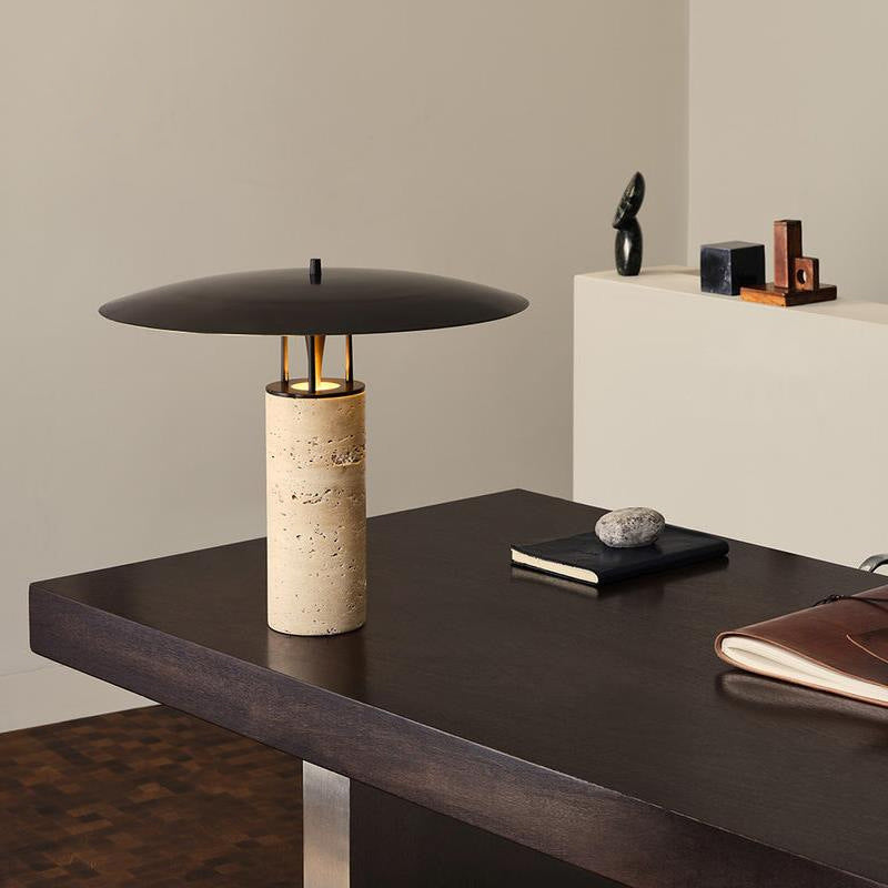 LuxeGlow - Marmeren Bureaulamp met Tijdloos Design