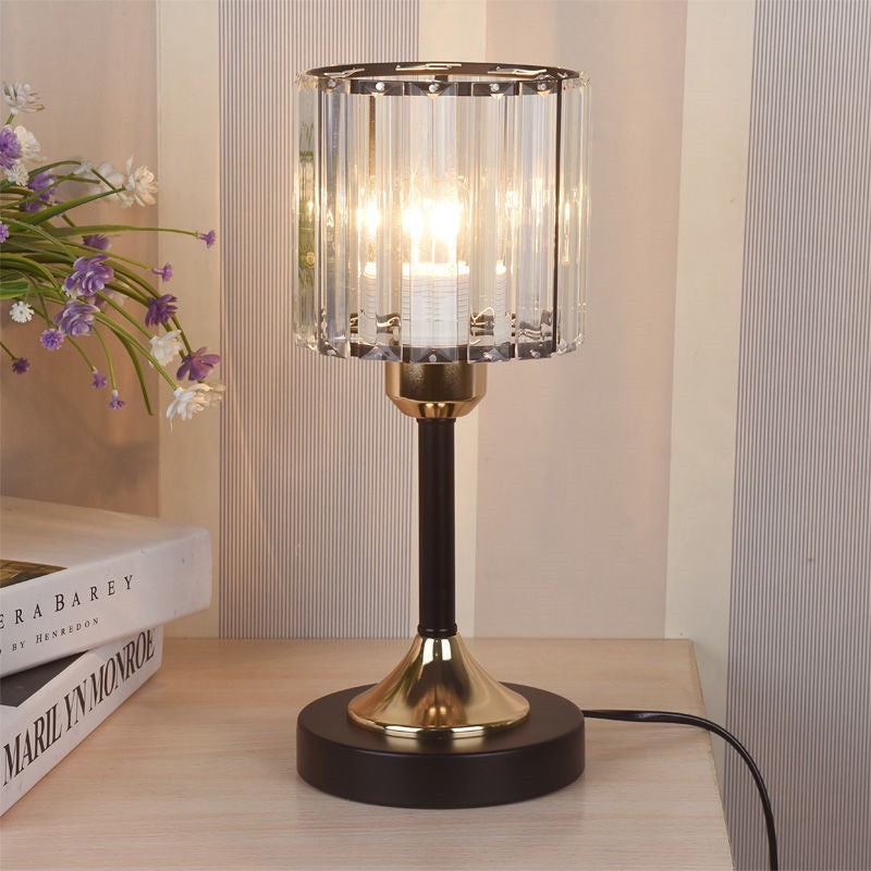 LumiGlow - Kristallen Tafellamp met Dimbaar LED Licht