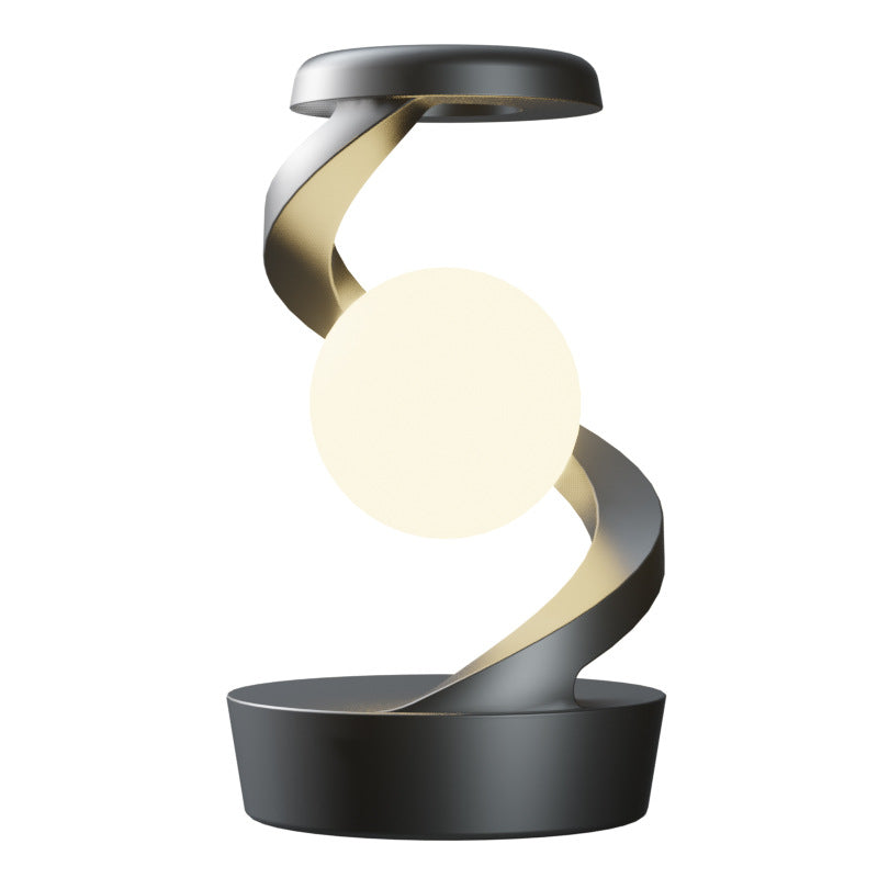 LumiSpiral - Lámpara de mesa LED moderna con cambio de color | Regulable y control táctil