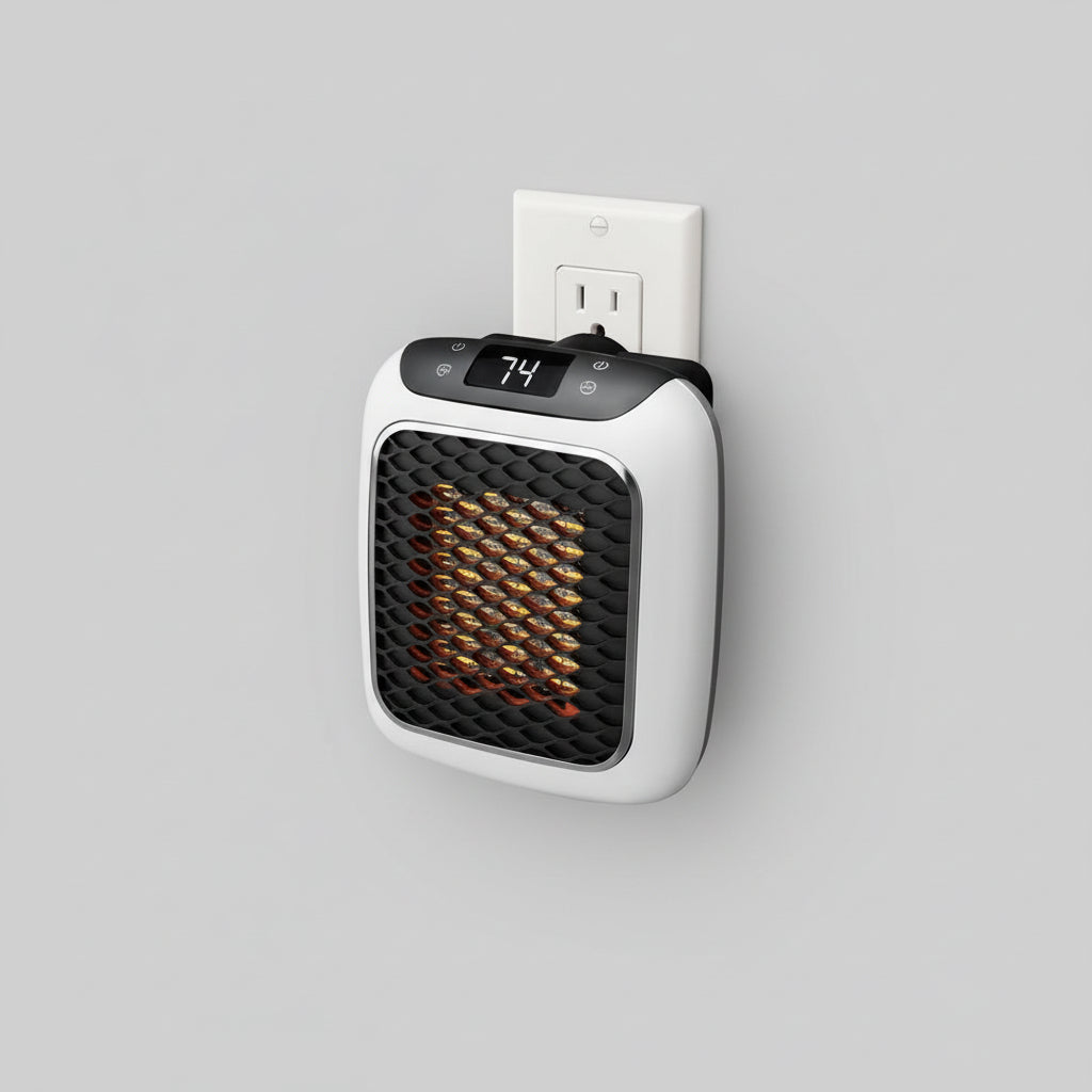 Aquecedor Elétrico Compacto Portátil Aquecimento Rápido Interior