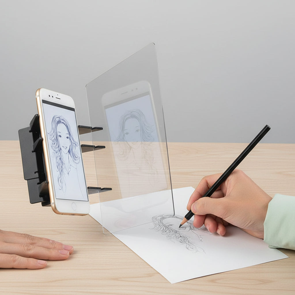 Projetor de Desenho Brinquedo Educativo Aprender a Desenhar Criativamente