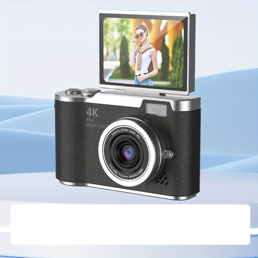 4K Digital Vlogging Camera Flip Screen Perfect Gift Adults - Image 21